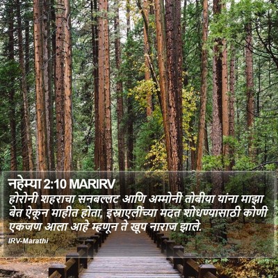 नहेम्या 2:10 MARIRV Bible Verse Image