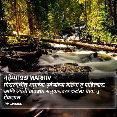 नहेम्या 9:9 MARIRV Bible Verse Image