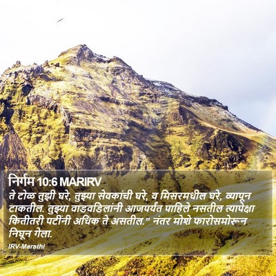 निर्गम 10:6 MARIRV Bible Verse Image