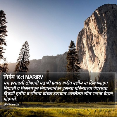 निर्गम 16:1 MARIRV Bible Verse Image