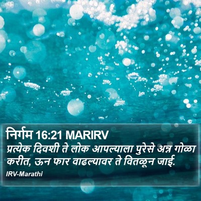 निर्गम 16:21 MARIRV Bible Verse Image