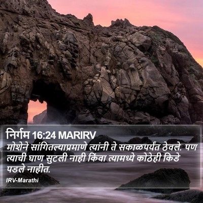 निर्गम 16:24 MARIRV Bible Verse Image