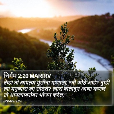 निर्गम 2:20 MARIRV Bible Verse Image