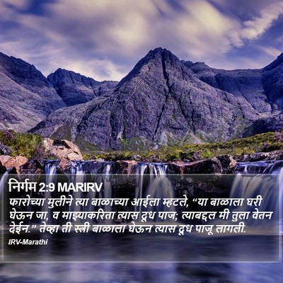 निर्गम 2:9 MARIRV Bible Verse Image