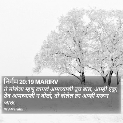 निर्गम 20:19 MARIRV Bible Verse Image