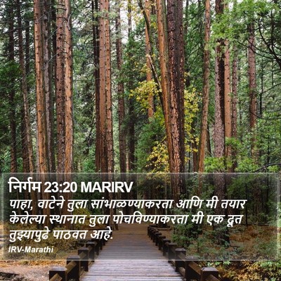 निर्गम 23:20 MARIRV Bible Verse Image