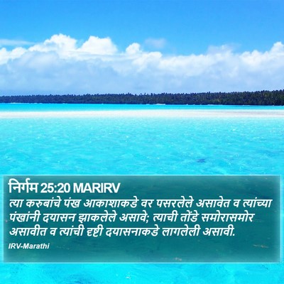 निर्गम 25:20 MARIRV Bible Verse Image