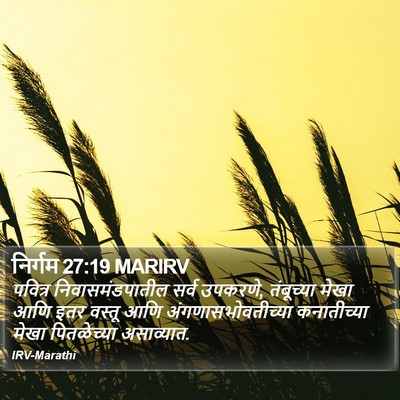 निर्गम 27:19 MARIRV Bible Verse Image