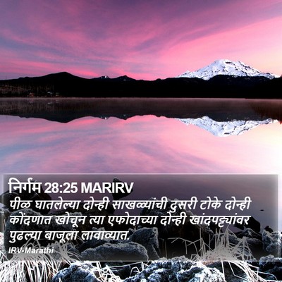 निर्गम 28:25 MARIRV Bible Verse Image