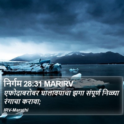 निर्गम 28:31 MARIRV Bible Verse Image