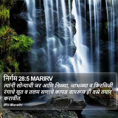 निर्गम 28:5 MARIRV Bible Verse Image