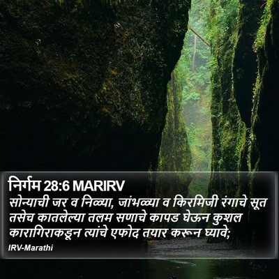 निर्गम 28:6 MARIRV Bible Verse Image