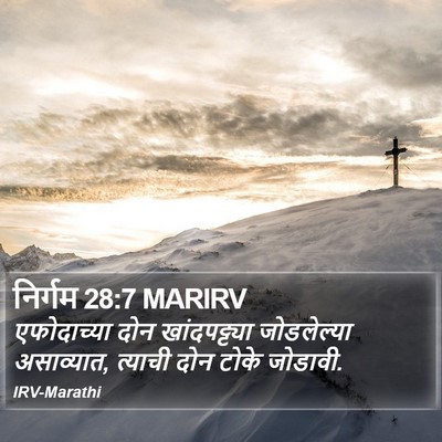 निर्गम 28:7 MARIRV Bible Verse Image