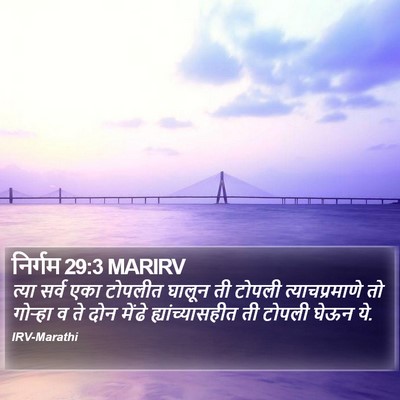 निर्गम 29:3 MARIRV Bible Verse Image