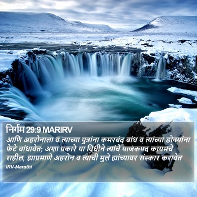 निर्गम 29:9 MARIRV Bible Verse Image