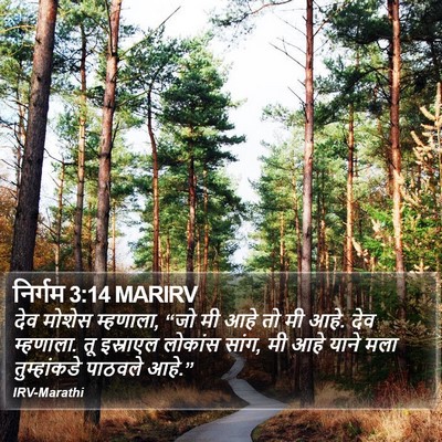 निर्गम 3:14 MARIRV Bible Verse Image