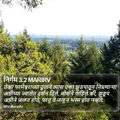 निर्गम 3:2 MARIRV Bible Verse Image