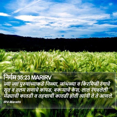 निर्गम 35:23 MARIRV Bible Verse Image