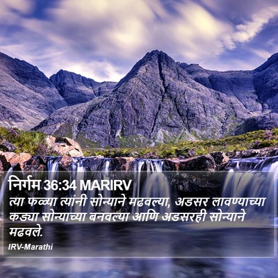 निर्गम 36:34 MARIRV Bible Verse Image