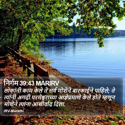 निर्गम 39:43 MARIRV Bible Verse Image