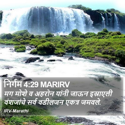 निर्गम 4:29 MARIRV Bible Verse Image