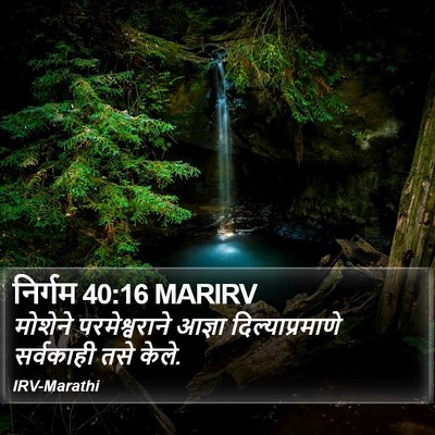 निर्गम 40:16 MARIRV Bible Verse Image