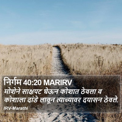 निर्गम 40:20 MARIRV Bible Verse Image