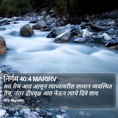निर्गम 40:4 MARIRV Bible Verse Image