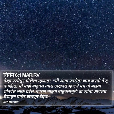 निर्गम 6:1 MARIRV Bible Verse Image