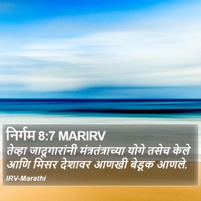 निर्गम 8:7 MARIRV Bible Verse Image
