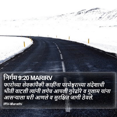 निर्गम 9:20 MARIRV Bible Verse Image