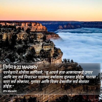 निर्गम 9:22 MARIRV Bible Verse Image
