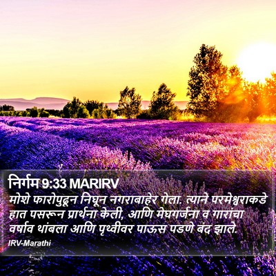 निर्गम 9:33 MARIRV Bible Verse Image