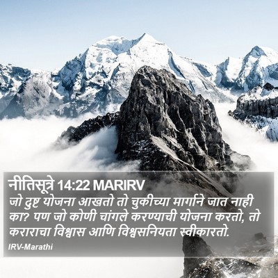 नीतिसूत्रे 14:22 MARIRV Bible Verse Image