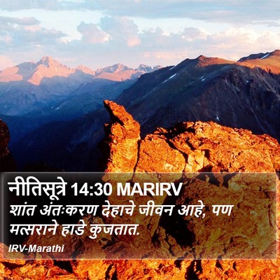 नीतिसूत्रे 14:30 MARIRV Bible Verse Image