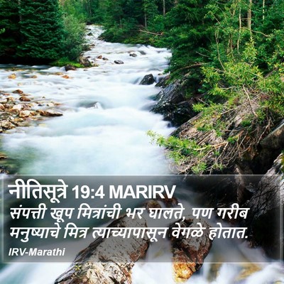 नीतिसूत्रे 19:4 MARIRV Bible Verse Image