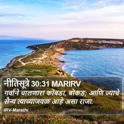 नीतिसूत्रे 30:31 MARIRV Bible Verse Image