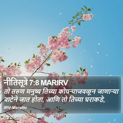 नीतिसूत्रे 7:8 MARIRV Bible Verse Image