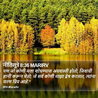 नीतिसूत्रे 8:36 MARIRV Bible Verse Image