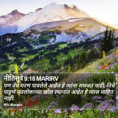 नीतिसूत्रे 9:18 MARIRV Bible Verse Image