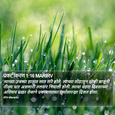 प्रकटीकरण 1:16 MARIRV Bible Verse Image