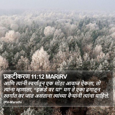 प्रकटीकरण 11:12 MARIRV Bible Verse Image