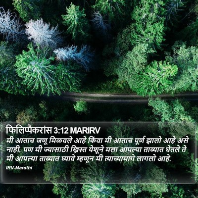 फिलिप्पैकरांस 3:12 MARIRV Bible Verse Image