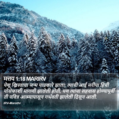 मत्तय 1:18 MARIRV Bible Verse Image