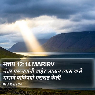 मत्तय 12:14 MARIRV Bible Verse Image