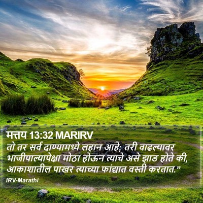 मत्तय 13:32 MARIRV Bible Verse Image