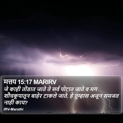 मत्तय 15:17 MARIRV Bible Verse Image