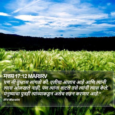 मत्तय 17:12 MARIRV Bible Verse Image