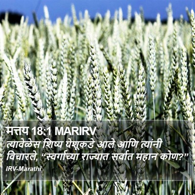 मत्तय 18:1 MARIRV Bible Verse Image