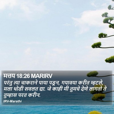 मत्तय 18:26 MARIRV Bible Verse Image